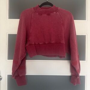 Free People Cropped Sweatshirt